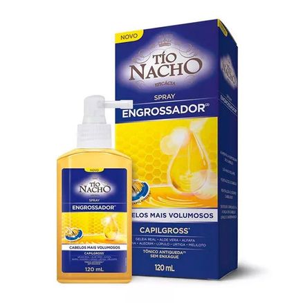 Spray para Cabelo Tio Nacho Antiqueda Engrossador 120ml