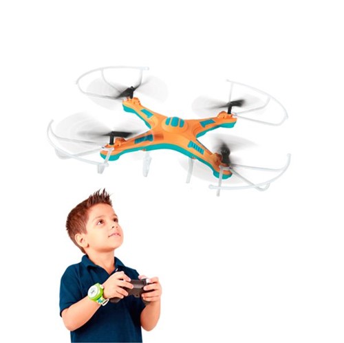 Spy Drone Infantil Laranja - Xplast