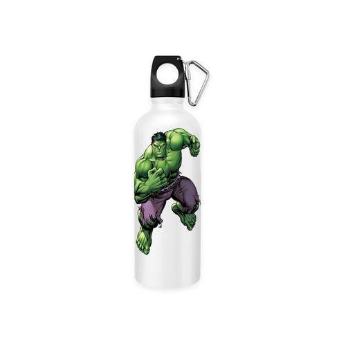 Squeeze Aluminio Branco Marvel Hulk