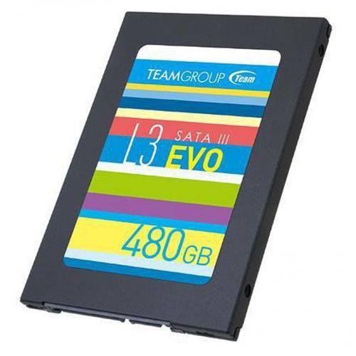 SSD 480GB para PC e Notebook Sata 3 L3 EVO 2,5" Team Group T253LE480GTC101