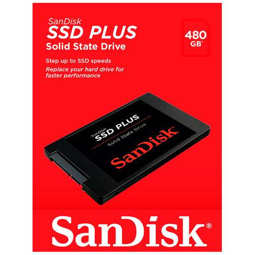 Ssd 480gb Sandisk Plus G26 - Lançamento