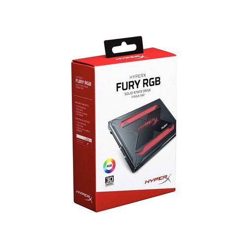 SSD Hyperx Fury RGB 240gb Sata3 2,5 Nand 3dtlc - Shfr200/240g