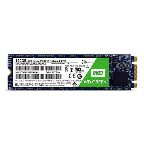 SSD WD Green 120GB M.2 - WDS120G1G0B