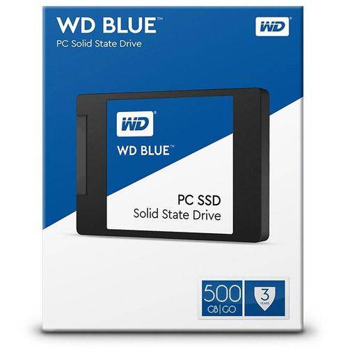Ssd Wd (western Digital) 500gb Wd Blue Sata Iii 2.5' - Wds500g1b0a