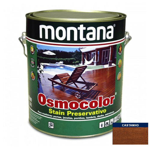 Stain Acetinado Castanho UV Deck Osmocolor Montana 3,6