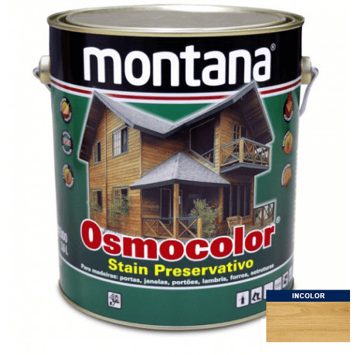Stain Acetinado Transparente Osmocolor Montana 3,6l