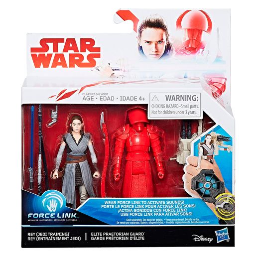 Star Wars Kit Duplo Rey Treinamento Jedi e Guarda Pretoriano de Elite - Hasbro
