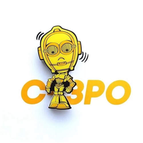 Star Wars - Mini Luminária C-3PO - Compre na Imagina só