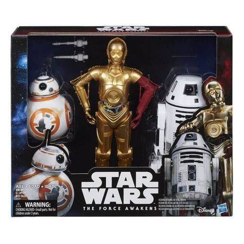 Star Wars - The Force Awakens - Kit com 3 Robôs - Hasbro B6449