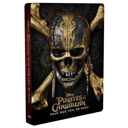 Steelbook - Blu-Ray + Blu-Ray 3D - Piratas do Caribe: a Vingança de Salazar