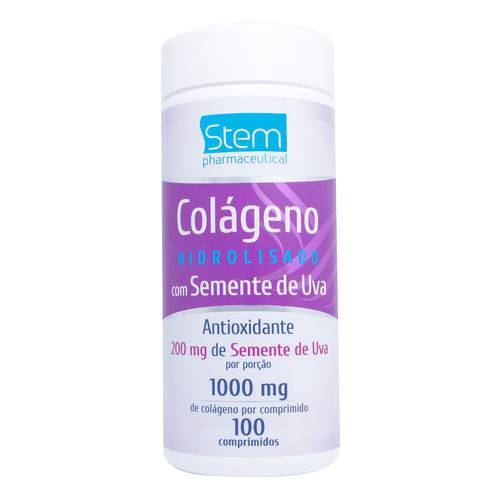 Stem Pharma Colageno Semente Uva 100 Comp