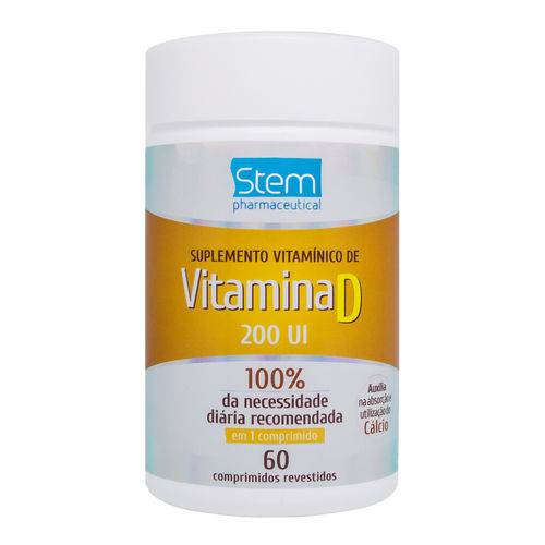 Stem Pharma Vitamina D 200ui 60 Comp