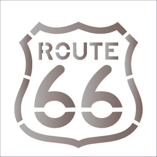 Stencil 14x14 Simples 2019 Route 66