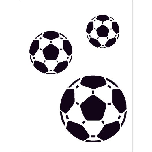 Stencil 15x20 OPA 161 Bolas de Futebol