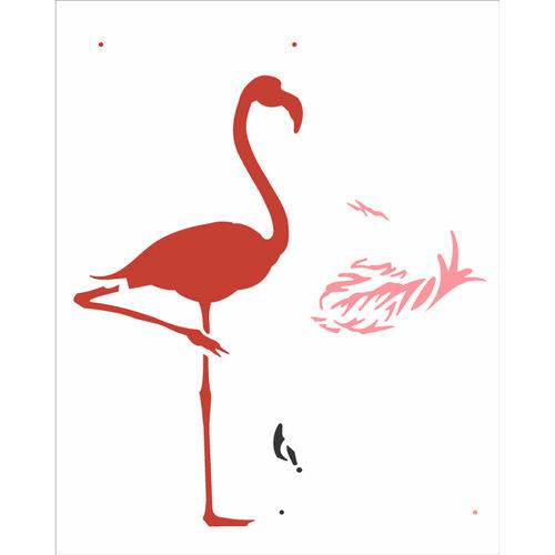Stencil de Acetato para Pintura Opa 20x25 2359 Flamingo