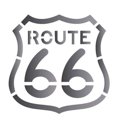 Stencil de Acetato para Pintura Opa 14 X 14 Cm - 2019 Route 66