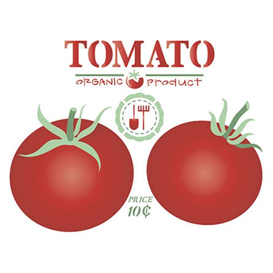 Stencil Litoarte 34,4x21 ST-181 Tomate