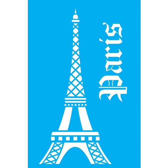 Stencil Litocart 30x20 LSS-013 Torre Eiffel