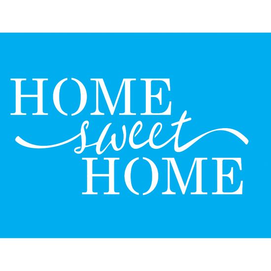 Stencil Litocart 20x15 LSM-065 Home Sweet Home