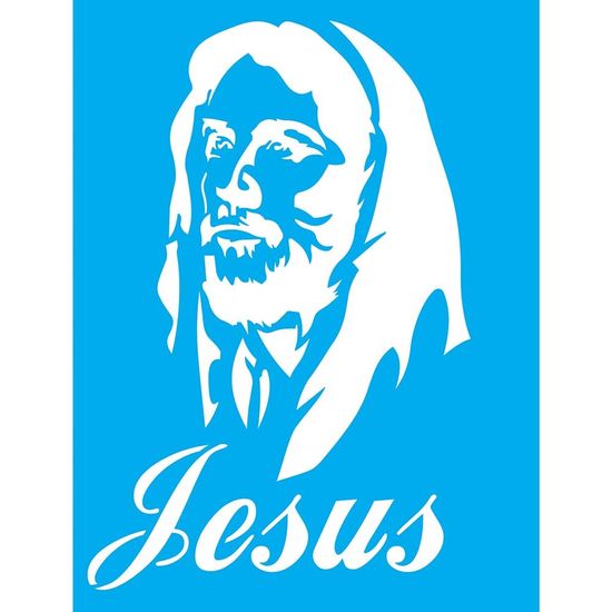 Stencil Litocart 20x15 LSM-083 Jesus