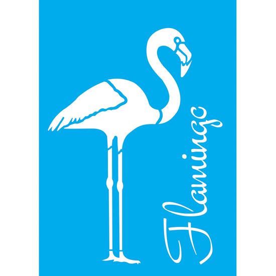 Stencil Litocart 20x15 LSM-088 Flamingo
