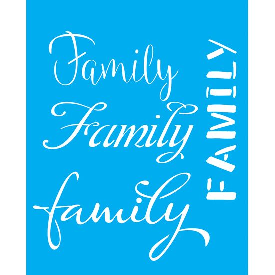 Stencil Litocart 25x20 LSG-071 Family