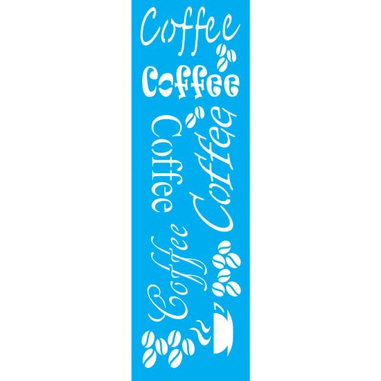 Stencil Litocart 29,5x8,5 LS-046 Coffee