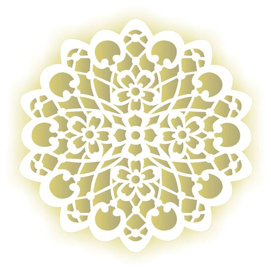Stencil OPA 30,5x30,5 2097 Mandala Flor
