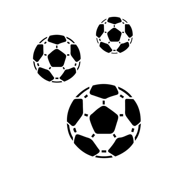 Stencil OPA 15x20 161 Bolas de Futebol