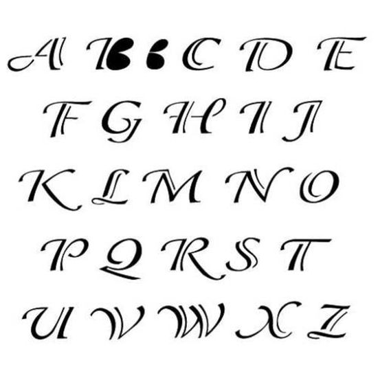 Stencil OPA 15x20 299 Alfabeto Clássico