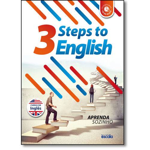 3 Steps To English - Acompanha Cd de Áudio