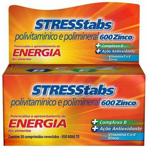 Stresstabsorvente C Zinc 600 com 30 Comprimidos