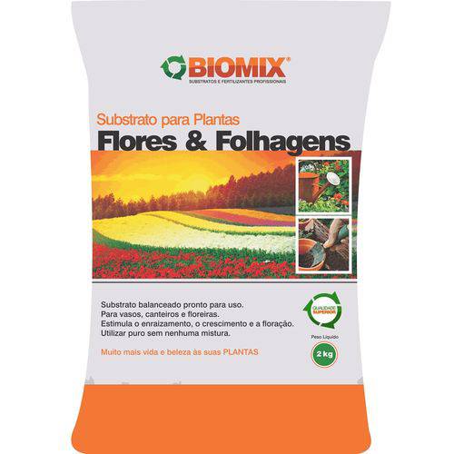 Substrato Biomix Flores & Folhagens - 2Kg
