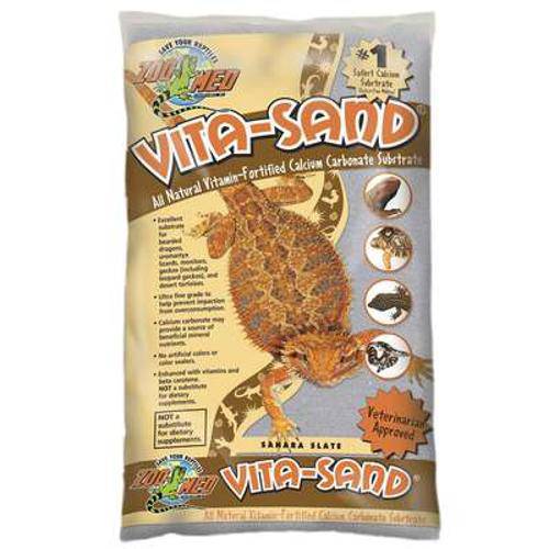 Substrato para Terrário Zoomed Vita-Sand Sahara Slate - 2,25kg