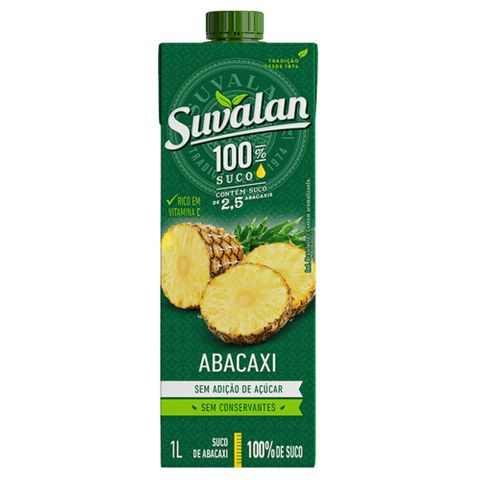 Suco de Abacaxi 100% 1L - Suvalan