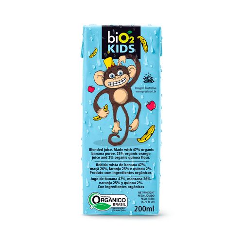 Suco de Banana Juice Kids - Bio2 - 200ml