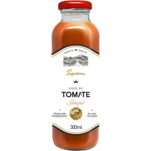 Suco de Tomate Integral 300ml - Superbom