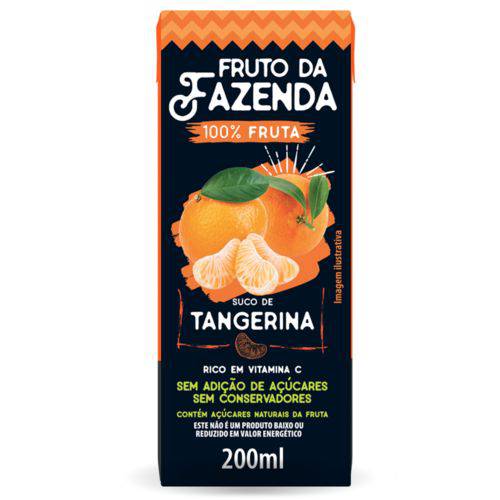 Suco Fruto da Fazenda Sabor Tangerina - Superbom