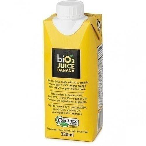 Suco Orgânico BiO2 Juice Banana 330ml - BiO2
