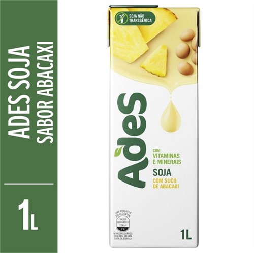 Suco Soja Ades 1l Abacaxi