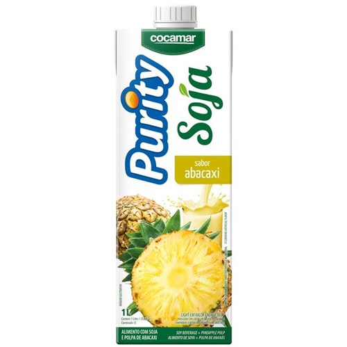 Suco Soja Purity 1l Abacaxi