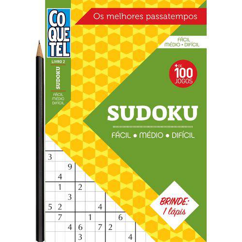 Sudoku - Fácil-Médio-Difício - Livro 2