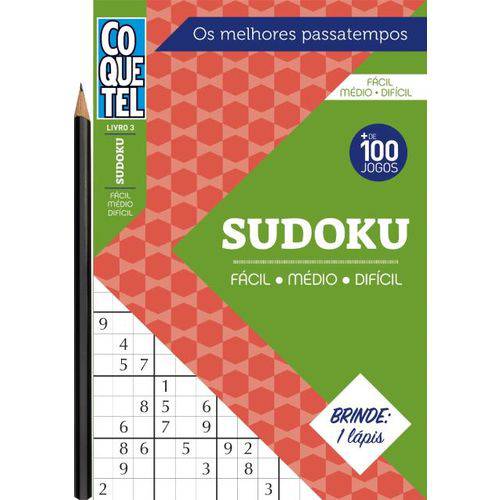 Sudoku - Fácil-Médio-Difício - Livro 3