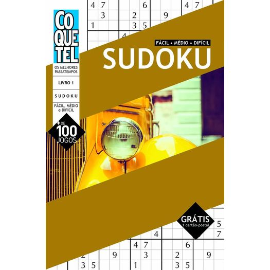 Sudoku - Nivel Facil Medio Dificil - Livro 1 - Ed Especial - Coquetel