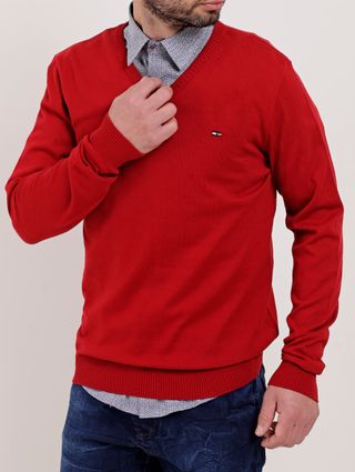 Suéter Masculino Vermelho