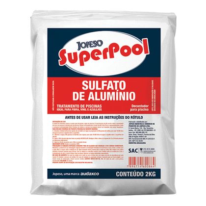 Sulfato de Alumínio para Piscinas 2kg Audax Super Pool