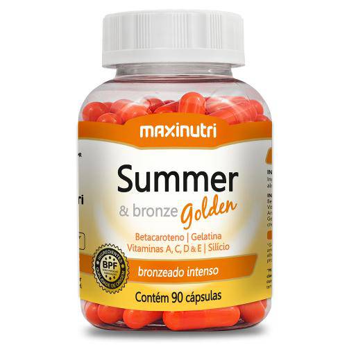 Summer Bronze Golden com 90 Cápsulas - Maxinutri