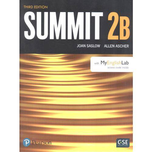 Summit 2b Sb With Myenglishlab - 3rd Ed