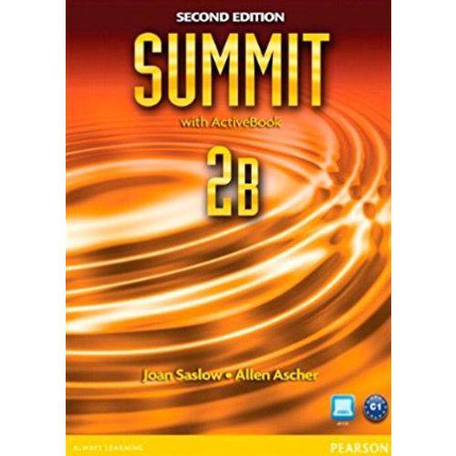 Summit 2B - Student Book With Workbook And Activebook (Ebook) - Second Edition - Pearson - Elt