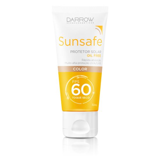 Sunsafe Protetor Solar Fps60 Toque Seco Color 50ml